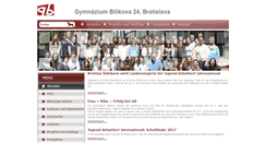 Desktop Screenshot of bs.gymbilba.sk